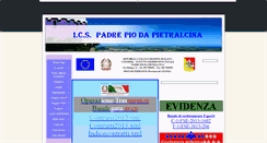 Desktop Screenshot of icspadrepio.it
